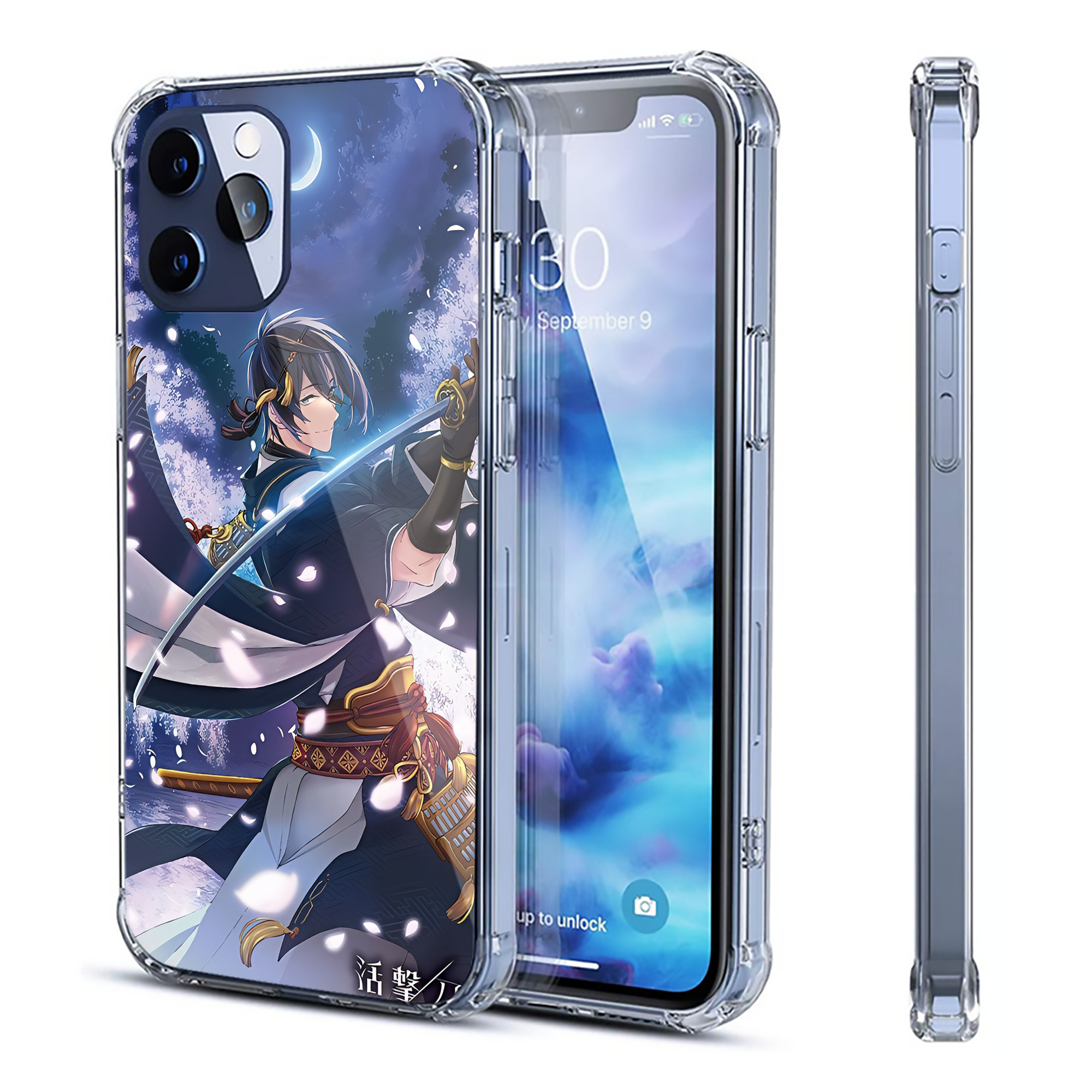 （画像用） 刀剣乱舞 Touken Ranbu 【iPhone 12シリーズ対応】透明スマホケース（クリアソフトケース）